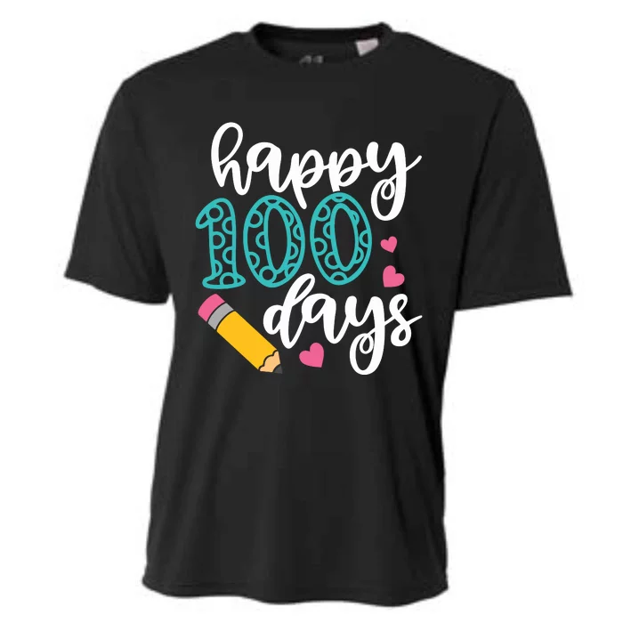 Back To School 100 Days Of School Cooling Performance Crew T-Shirt