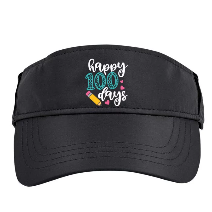 Back To School 100 Days Of School Adult Drive Performance Visor