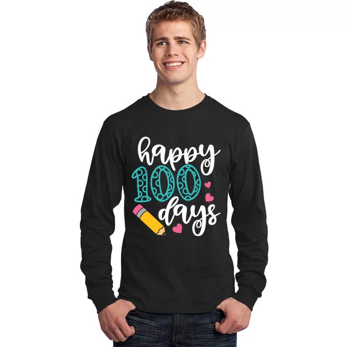 Back To School 100 Days Of School Tall Long Sleeve T-Shirt