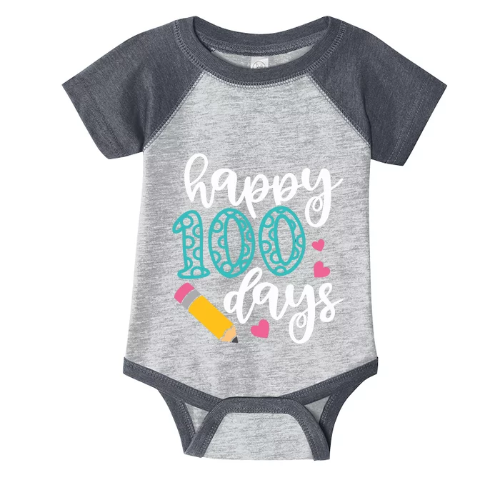 Back To School 100 Days Of School Infant Baby Jersey Bodysuit