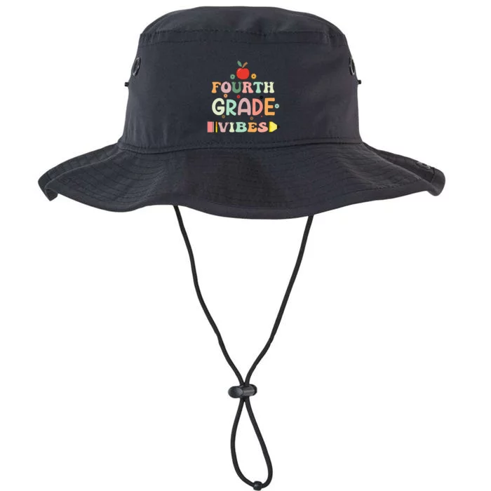 Back To School Fourth Grade Vibes Student Teacher Legacy Cool Fit Booney Bucket Hat