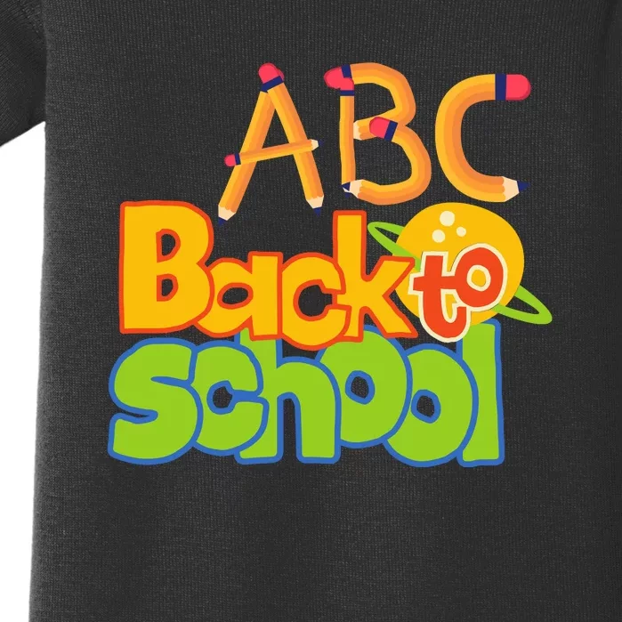 Back To School Funny First Day School Baby Bodysuit