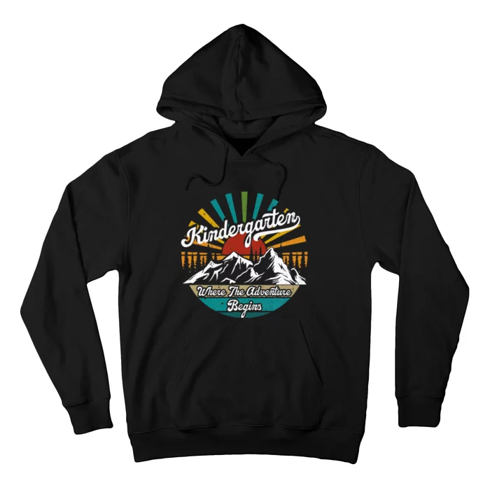 Back To School Kindergarten Where Adventure Begins Hoodie