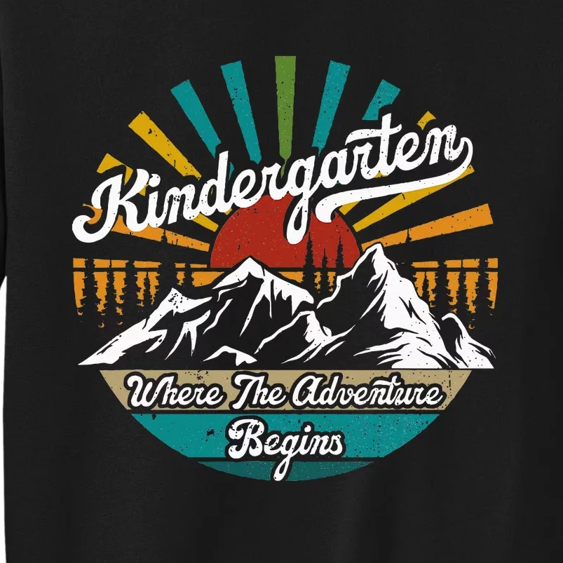 Back To School Kindergarten Where Adventure Begins Sweatshirt