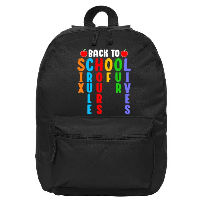 Back To School Six Crule Hours Of Our Lives Teacher 16 in Basic Backpack