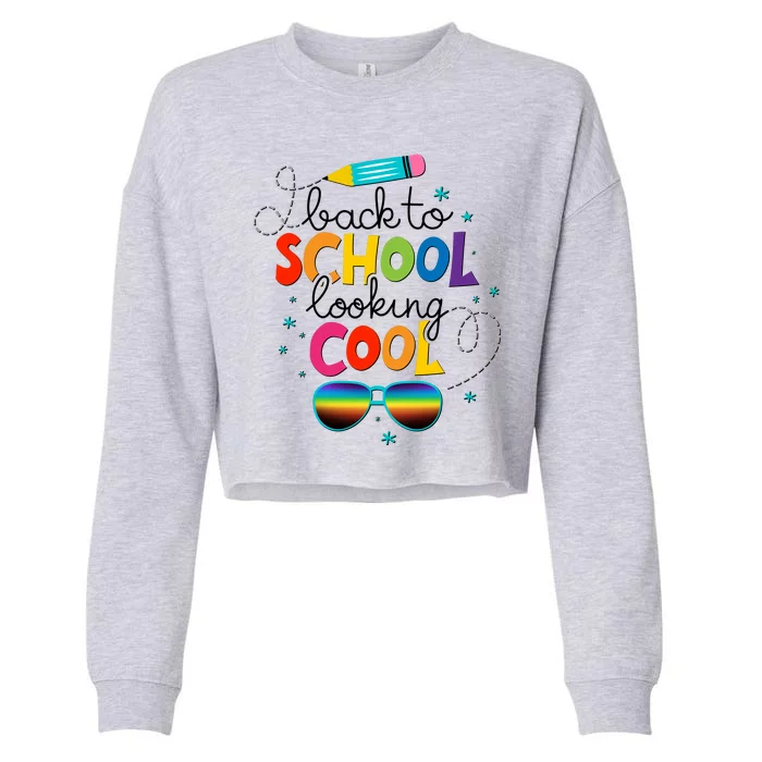 Back To School Looking Cool Cropped Pullover Crew