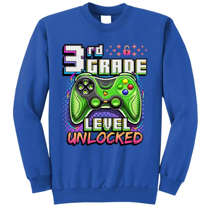 Back To School 3rd Grade Gamer First Day School Level Sweatshirt