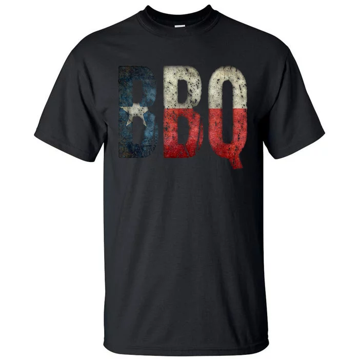 BBQ Texas State Flag Barbecue Tall T-Shirt