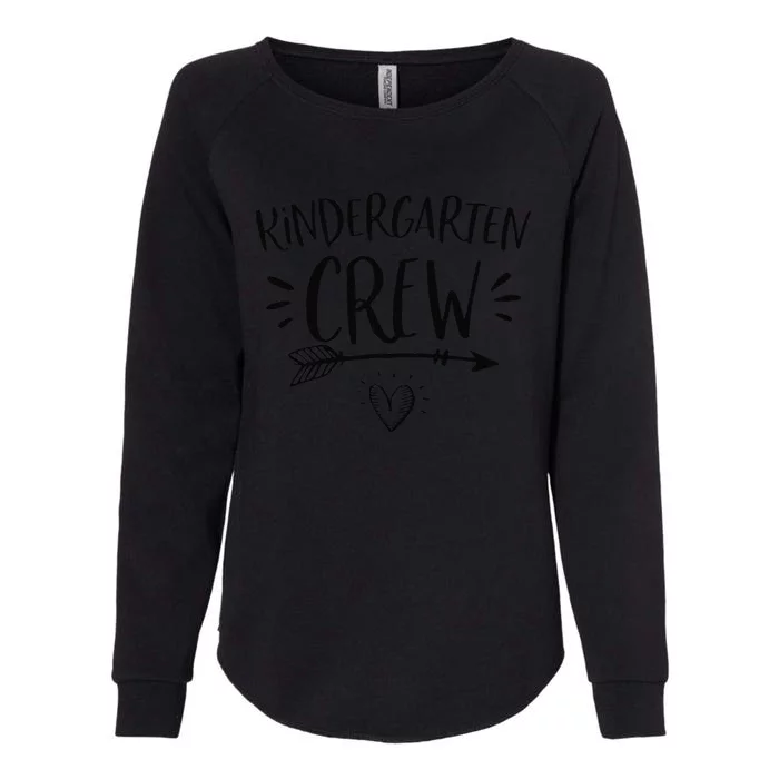 Back To School Kindergarten Crew Teachers Student Women Womens California Wash Sweatshirt