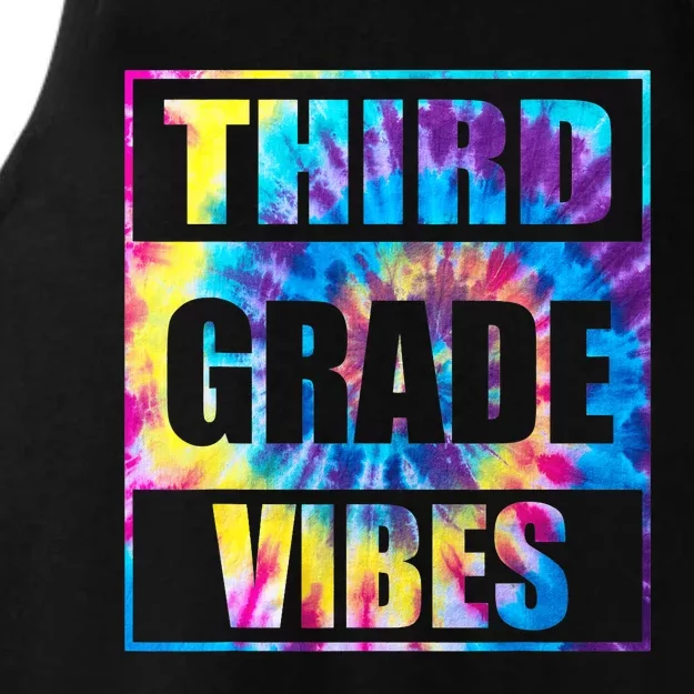 Back To School 3rd Grade Vibes Shirts First Day Teacher Kids Ladies Tri-Blend Wicking Tank