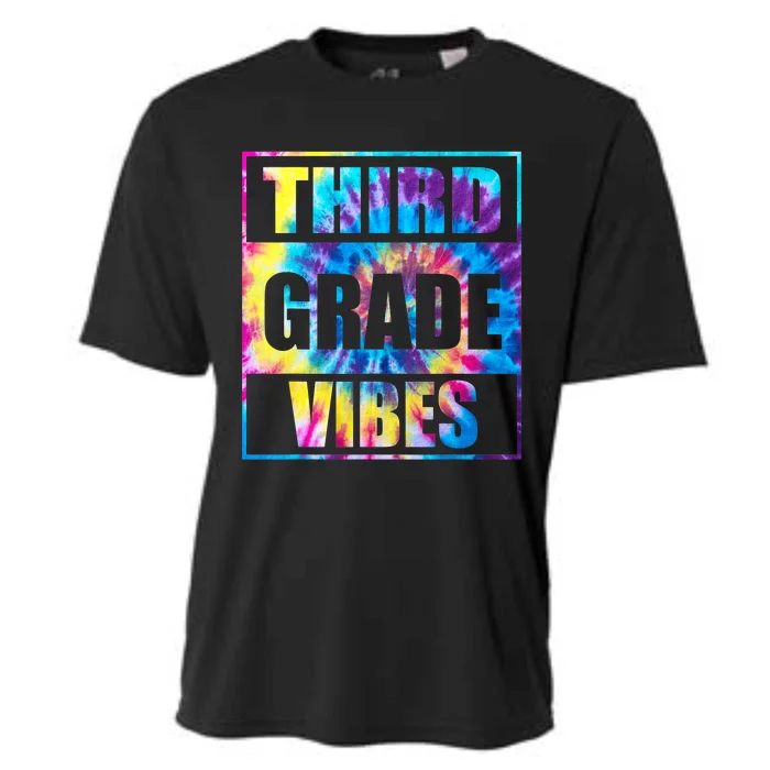 Back To School 3rd Grade Vibes Shirts First Day Teacher Kids Cooling Performance Crew T-Shirt