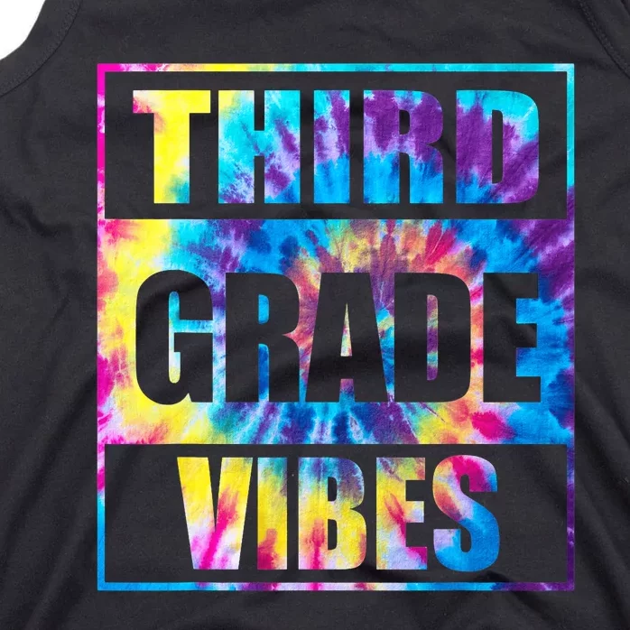 Back To School 3rd Grade Vibes Shirts First Day Teacher Kids Tank Top