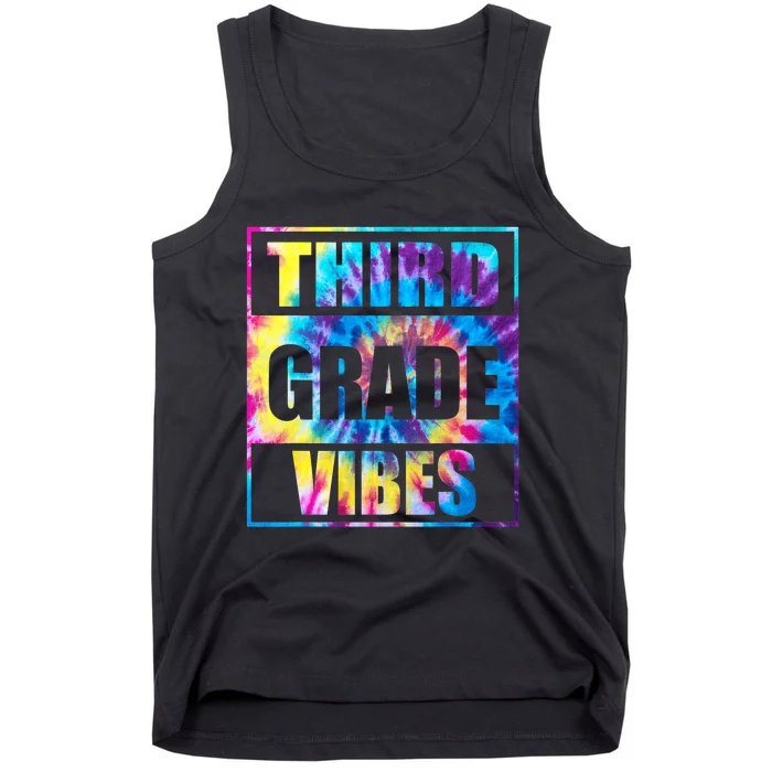 Back To School 3rd Grade Vibes Shirts First Day Teacher Kids Tank Top