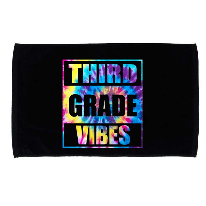 Back To School 3rd Grade Vibes Shirts First Day Teacher Kids Microfiber Hand Towel