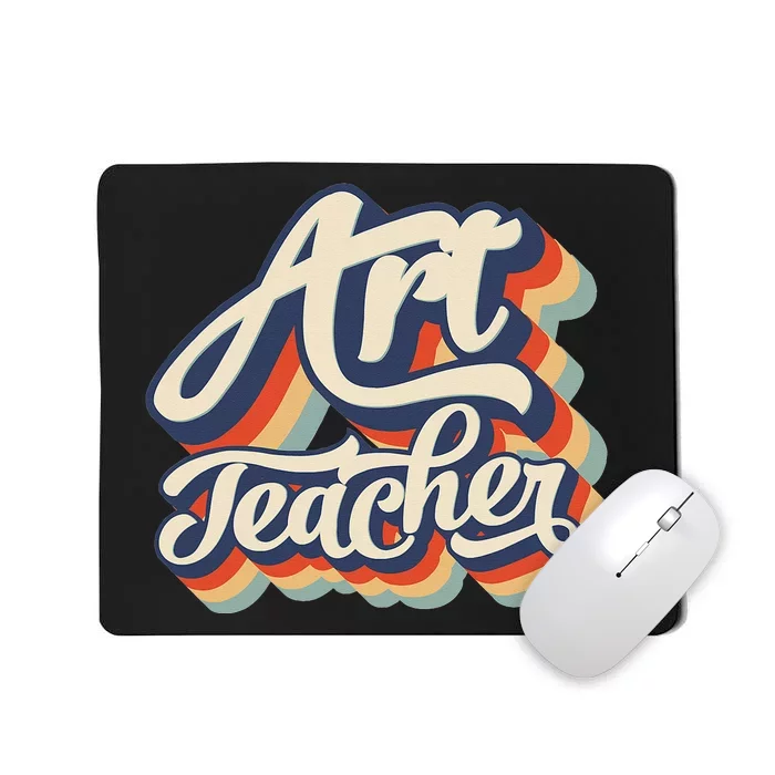 Back To School Art Teacher First Day of School Teacher Mousepad