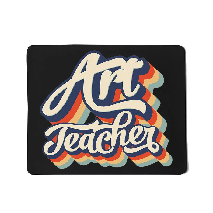 Back To School Art Teacher First Day of School Teacher Mousepad