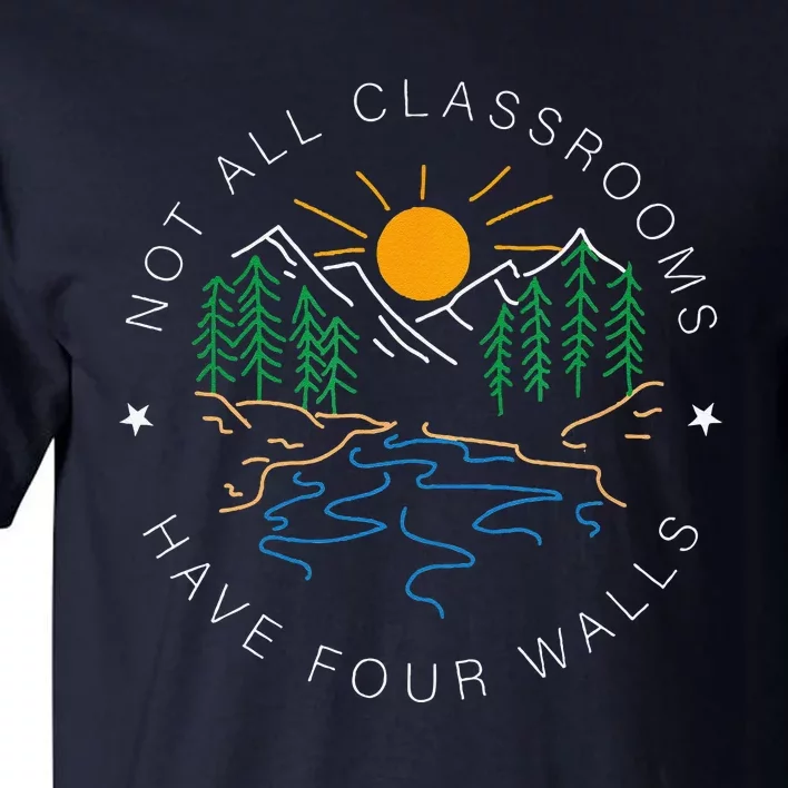 Back To School Not All Classrooms Have Four Walls Nature Tall T-Shirt