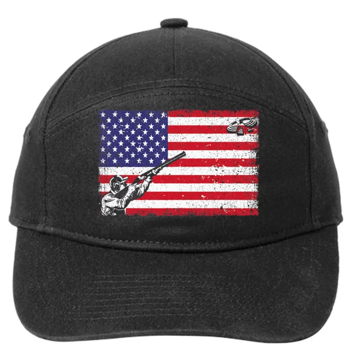 Best Trap Shooting Skeet Shooting Clay Target 7-Panel Snapback Hat