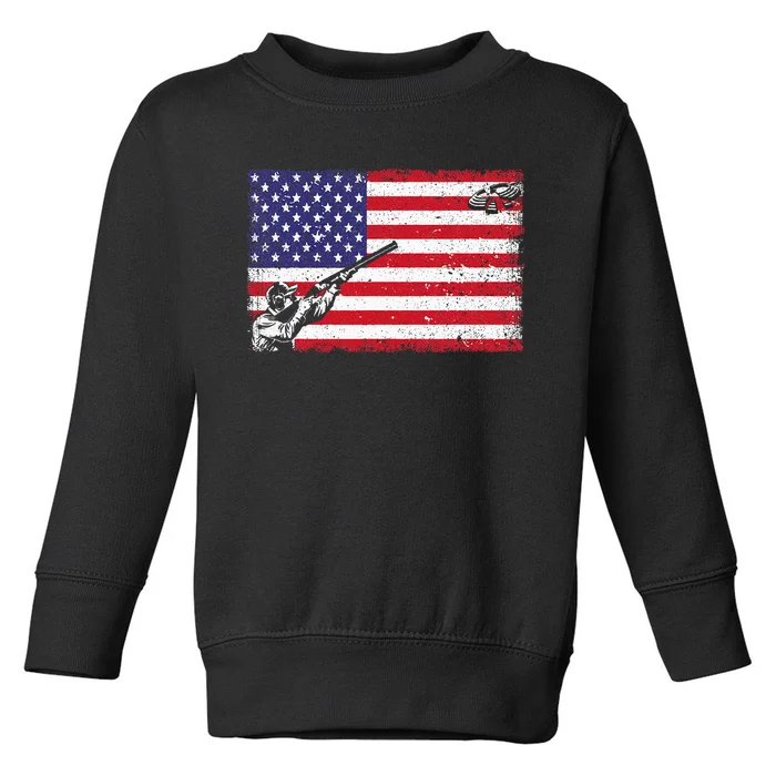 Best Trap Shooting Skeet Shooting Clay Target Toddler Sweatshirt