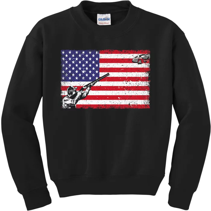 Best Trap Shooting Skeet Shooting Clay Target Kids Sweatshirt