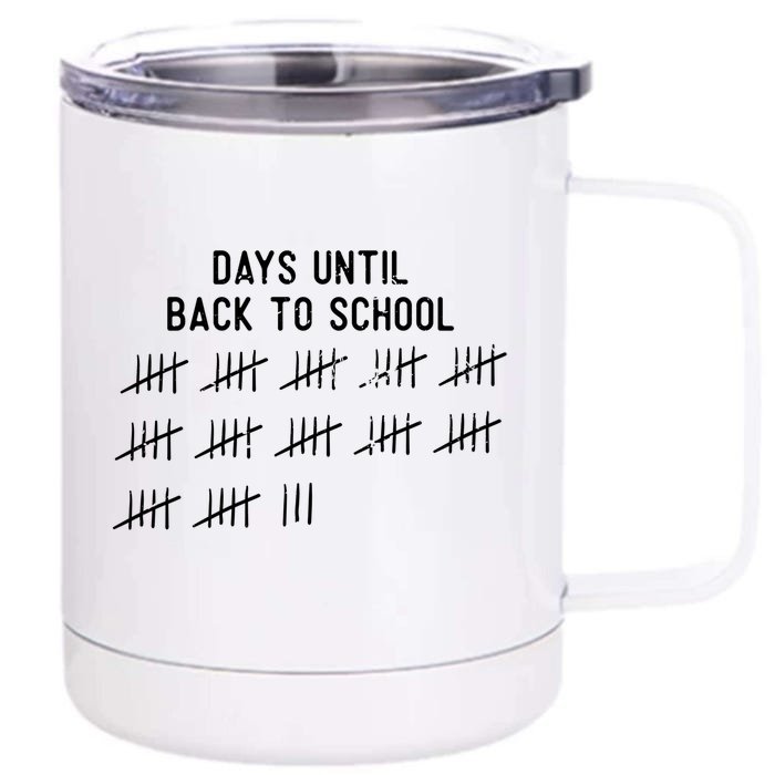 Back To School Kindergarten Teacher Funny Gift Front & Back 12oz Stainless Steel Tumbler Cup