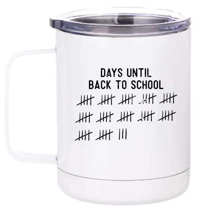 Back To School Kindergarten Teacher Funny Gift Front & Back 12oz Stainless Steel Tumbler Cup