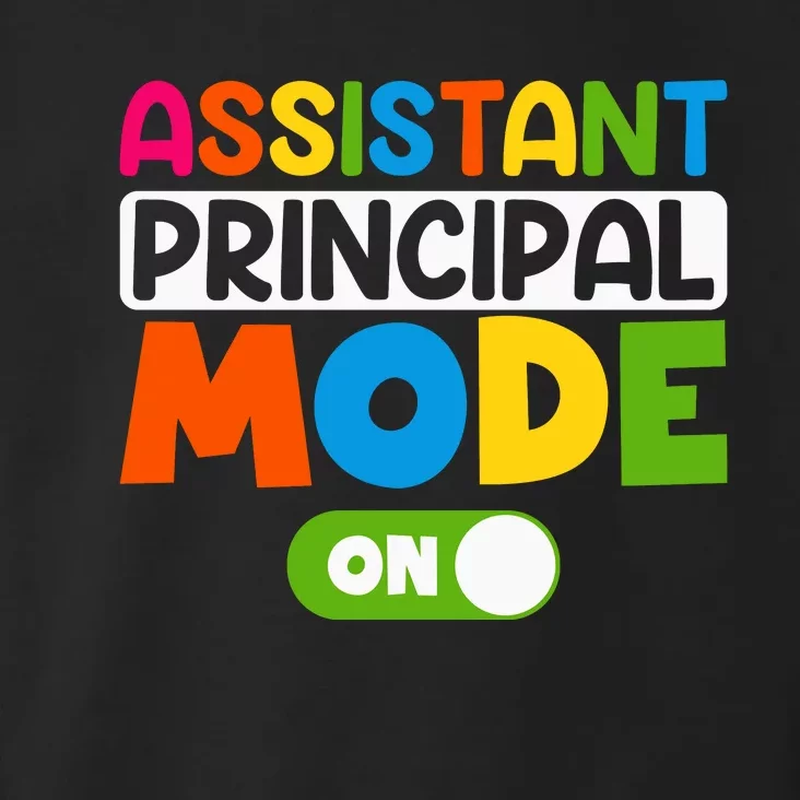 Back To School Assistant Principal Mode On Toddler Hoodie