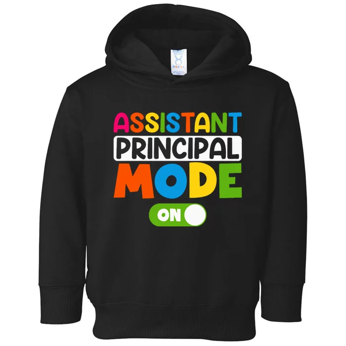 Back To School Assistant Principal Mode On Toddler Hoodie