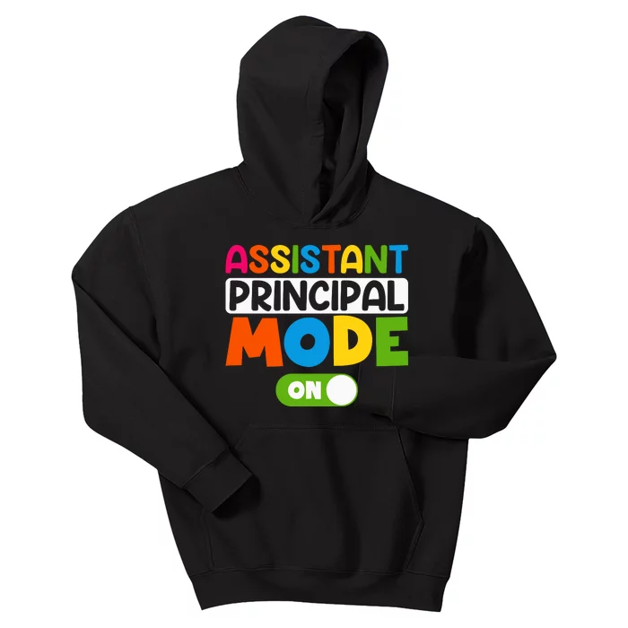 Back To School Assistant Principal Mode On Kids Hoodie