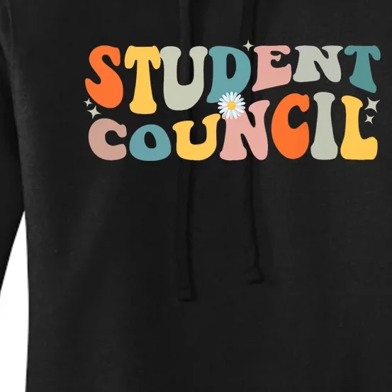 Back To School Student Council Groovy Retro Women's Pullover Hoodie