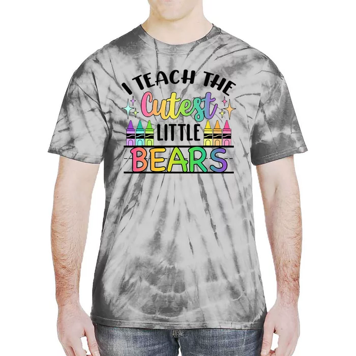 Bears Teacher School Tie-Dye T-Shirt