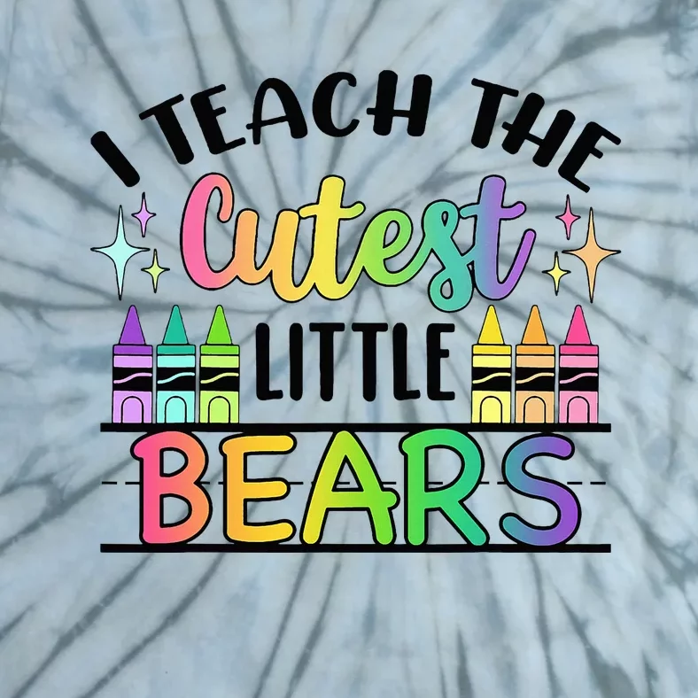 Bears Teacher School Tie-Dye T-Shirt