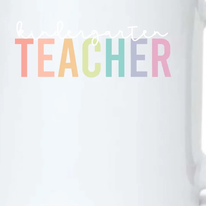 Back To School Matching Teacher Kindergarten Teachers Gift Black Color Changing Mug