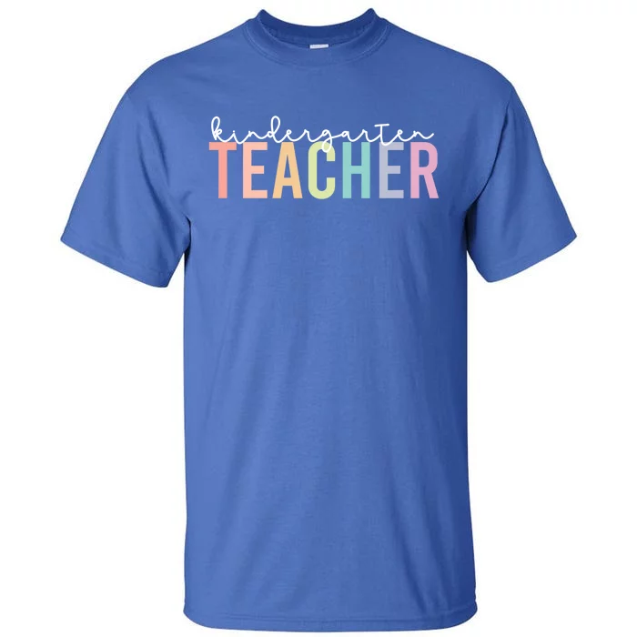 Back To School Matching Teacher Kindergarten Teachers Gift Tall T-Shirt