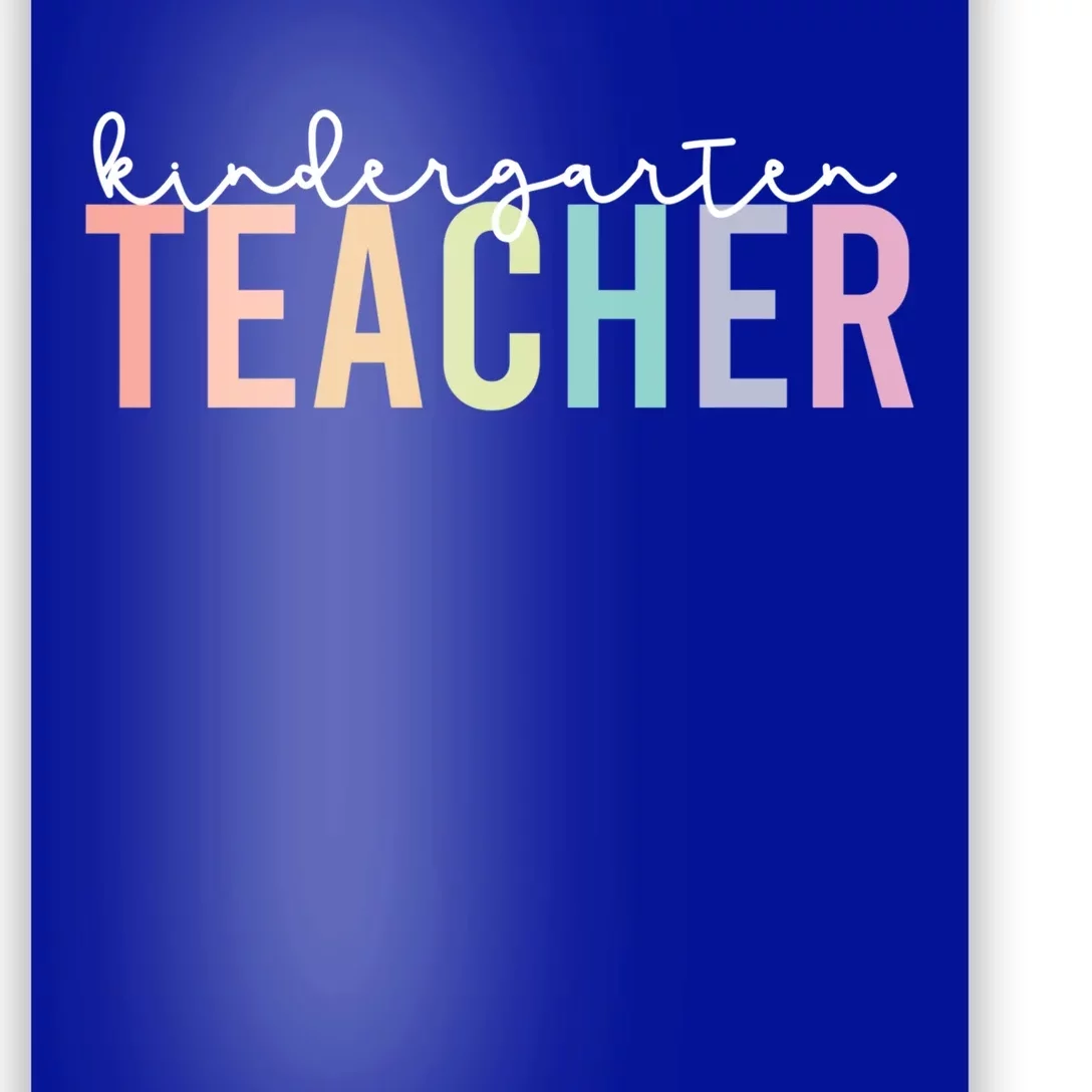 Back To School Matching Teacher Kindergarten Teachers Gift Poster