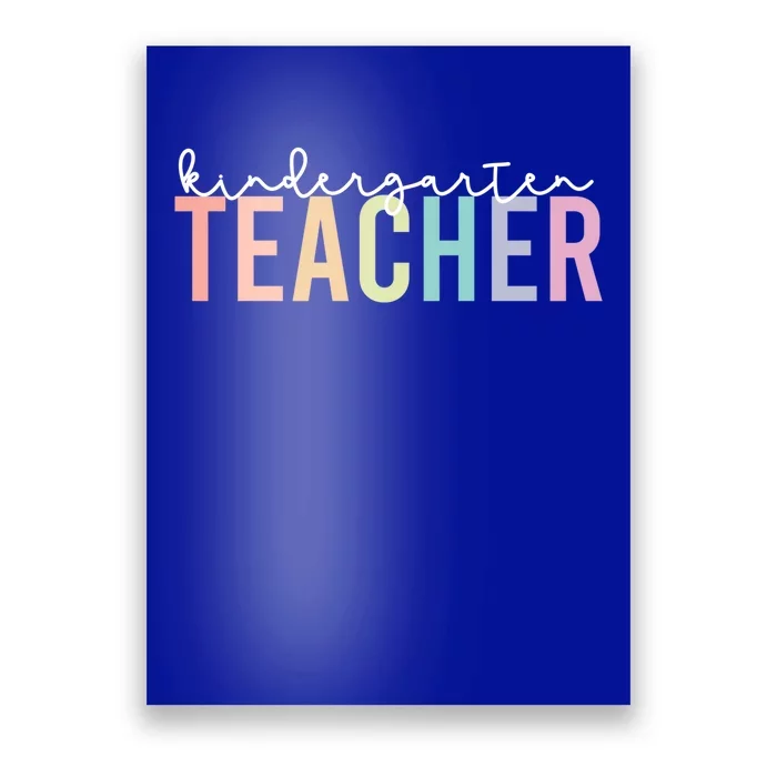 Back To School Matching Teacher Kindergarten Teachers Gift Poster