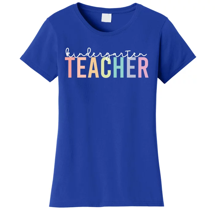 Back To School Matching Teacher Kindergarten Teachers Gift Women's T-Shirt