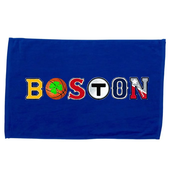 Bawston Townie Sports Fan Boston Mass New England Proud Microfiber Hand Towel