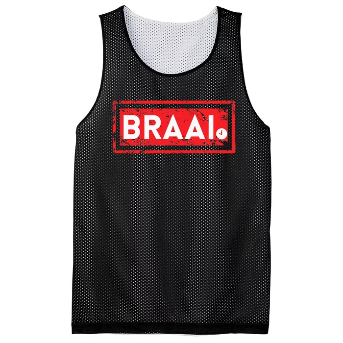 Braai Time South African Braai Mesh Reversible Basketball Jersey Tank