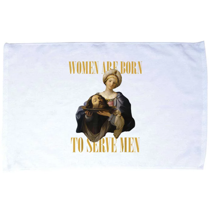 Born To Serve Christian Boss Motivational Funny Microfiber Hand Towel