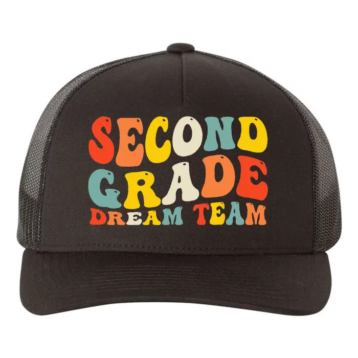 Back To School 2nd Grade Dream Team Teacher Second Grade Yupoong Adult 5-Panel Trucker Hat