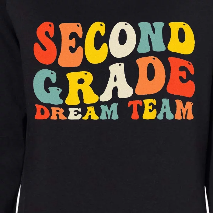 Back To School 2nd Grade Dream Team Teacher Second Grade Womens California Wash Sweatshirt