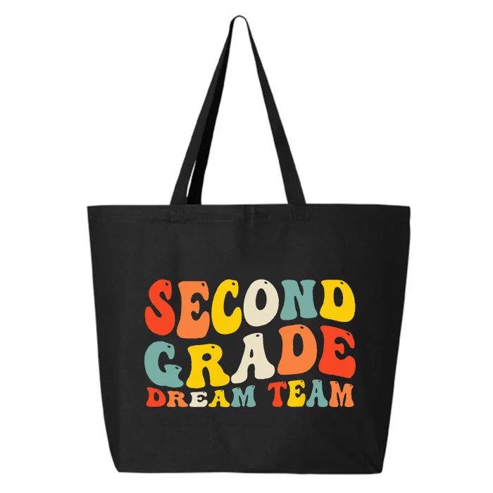 Back To School 2nd Grade Dream Team Teacher Second Grade 25L Jumbo Tote