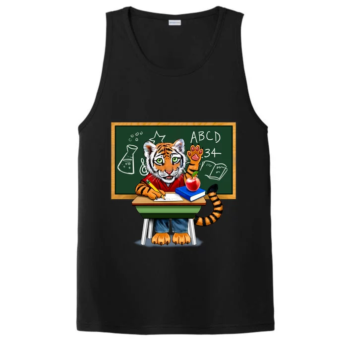 Back To School Tiger Performance Tank