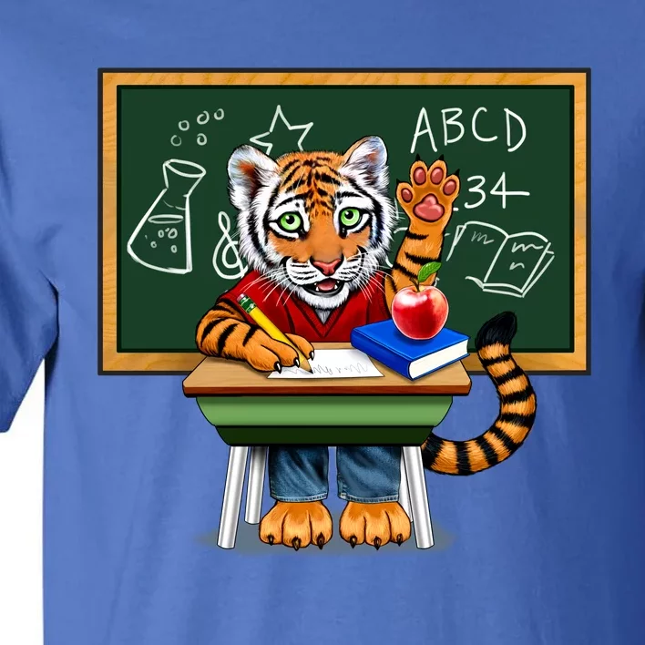 Back To School Tiger Tall T-Shirt