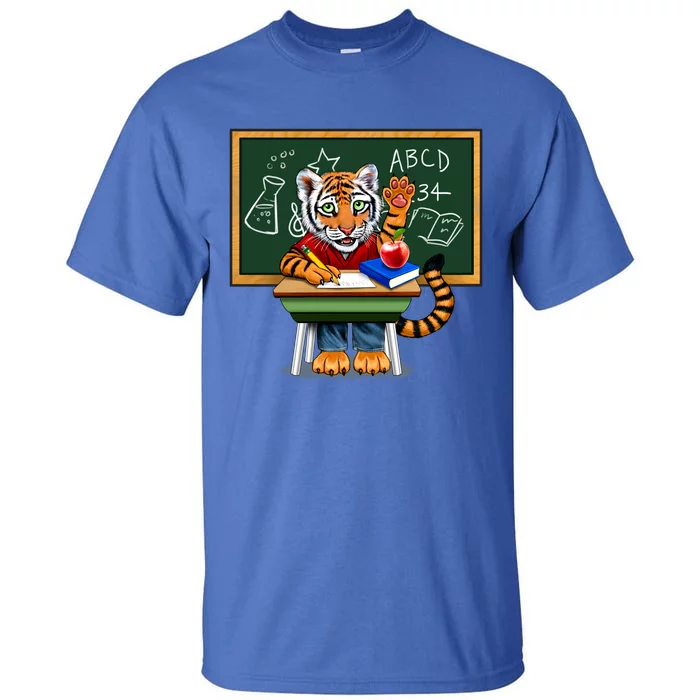 Back To School Tiger Tall T-Shirt