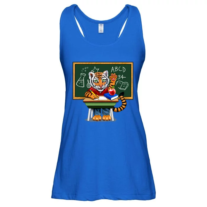 Back To School Tiger Ladies Essential Flowy Tank