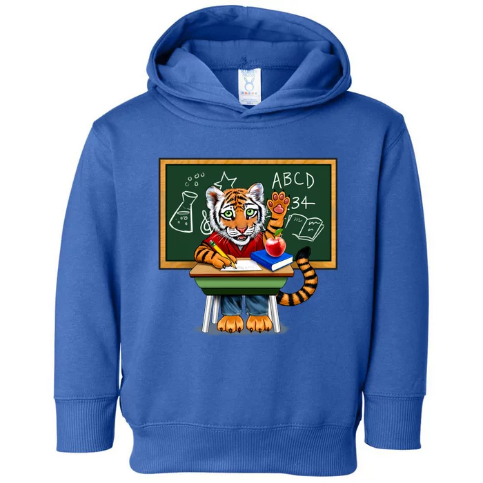 Back To School Tiger Toddler Hoodie