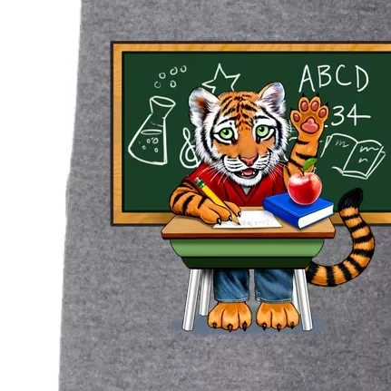 Back To School Tiger Doggie 3-End Fleece Hoodie