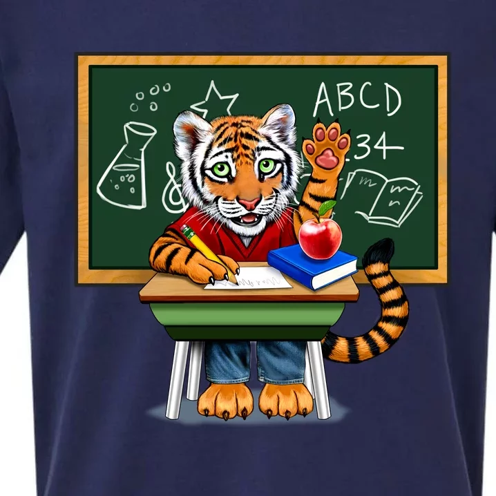 Back To School Tiger Sueded Cloud Jersey T-Shirt